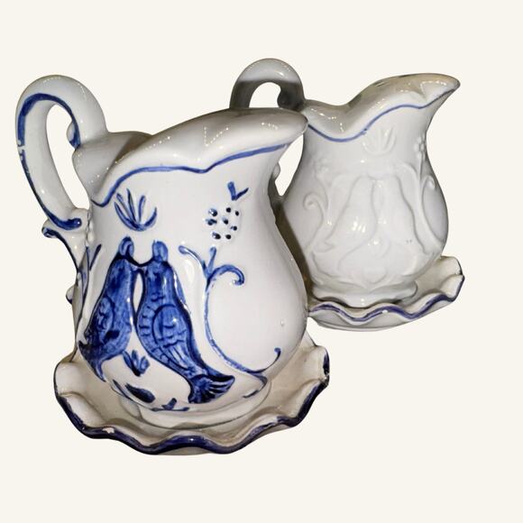 Vintage Inarco Japan Blue Bird Salt & Pepper Shakers | 1960s Ceramic Set - Picture 6 of 8